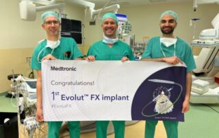 Neuartige Aortenklappen-Prothese "Evolut FX" implantiert Neuartige Aortenklappen-Prothese "Evolut FX" implantiert