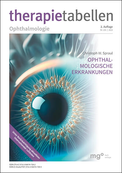 TT-2023_Ophthalmologie_Titel.indd therapietabellen Ophthalmologie