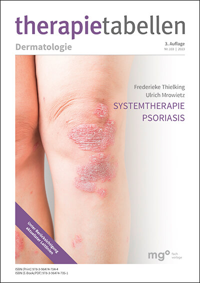TT-2023_Psoriasis_Titel.indd therapietabellen Dermatologie